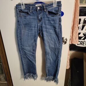 Judy Blue Women's Cropped Jeans - Blue